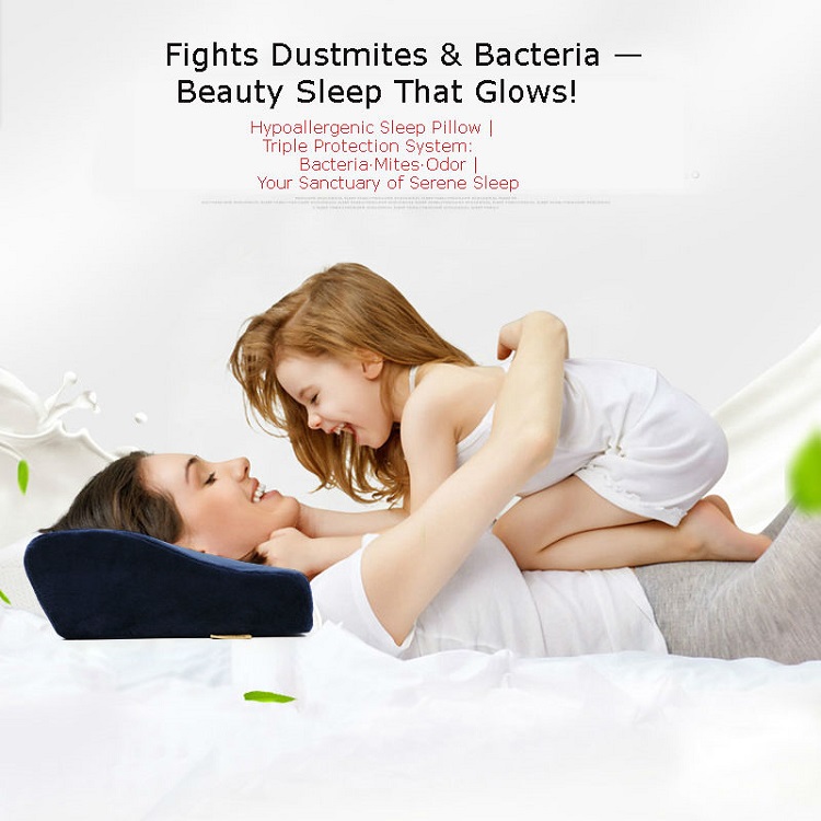 Slow-rebound Wave Pillow