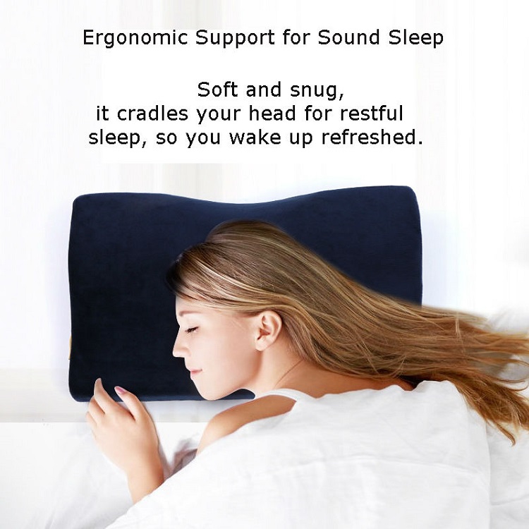 Slow-rebound Wave Pillow