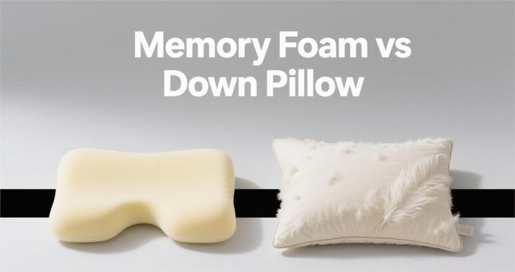 Memory Foam vs Down Pillow
