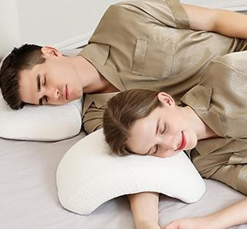 memory foam couple pillow
